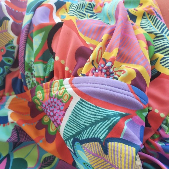 NWT Bleu by Rod Beattie Make It Pop One Shoulder One Piece Swimsuit 10 - Picture 4 of 4